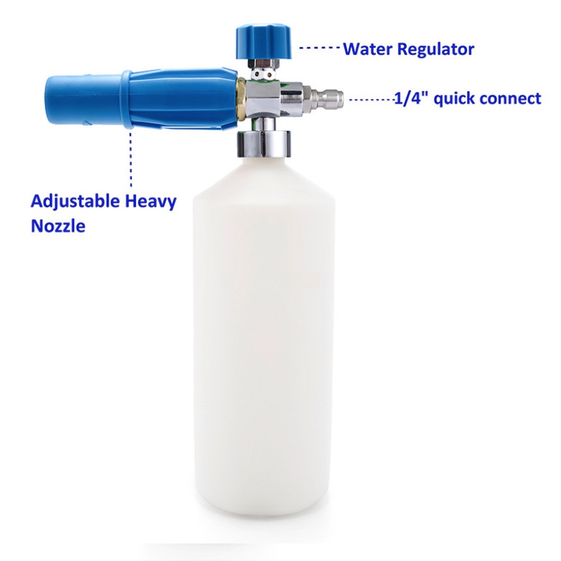 Foam Cannon Snow Foam Lance Πίεση πλυντηρίου αυτοκινήτου Πλύσιμο αυτοκινήτου Γρήγορη απελευθέρωση Ρυθμιζόμενο 1\/4 \