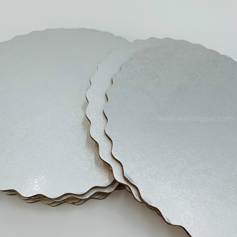 Σκαλιστό κέικ από ασήμι 6 ιντσών, Greaseproof Cake Pad 15cm, Cake Bases Small