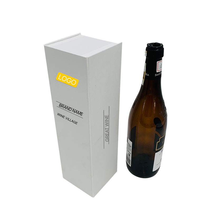 Λευκό πολυτελές κουτί δώρου κρασιού Μεγάλη συσκευασία δώρου για δώρο αρραβώνων