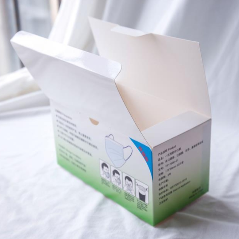 Χρώμα κουτί συσκευασίας μάσκας