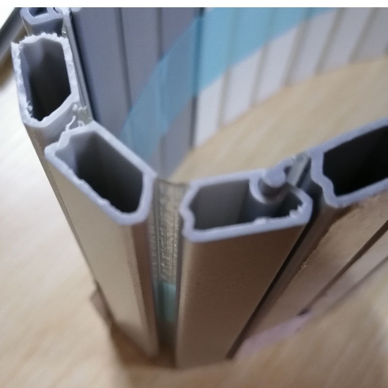 πυροπροστατευτικά ρολά PVC ρολά slat pvc κλείστρου προφίλ συν-εξωθημένο προφίλ pvc slat για πόρτα γραφείου