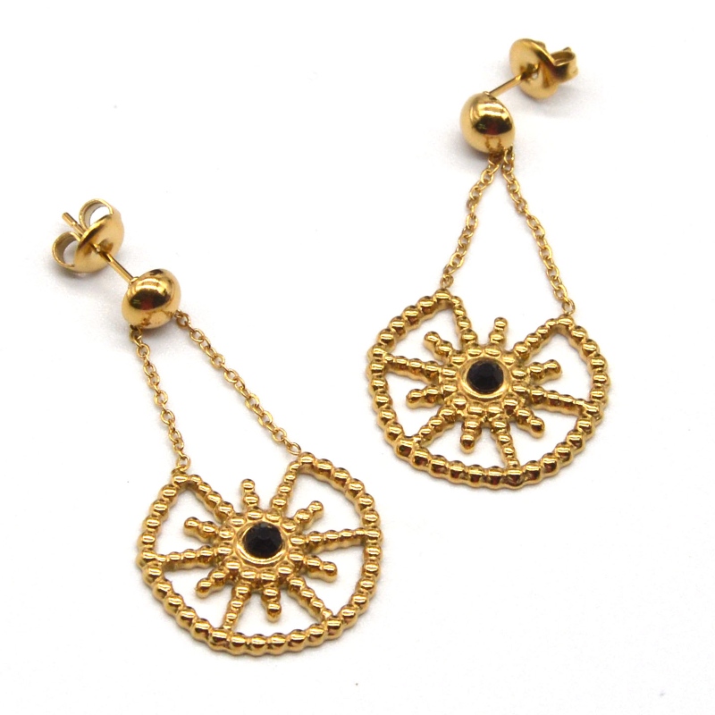 Γυναικεία μοντέλα από ανοξείδωτο ατσάλι με μενταγιόν, σχέδιο καρφιών αυτιών, γοητευτική εργασία για νεαρές γυναίκες. Κίνα εργοστ...