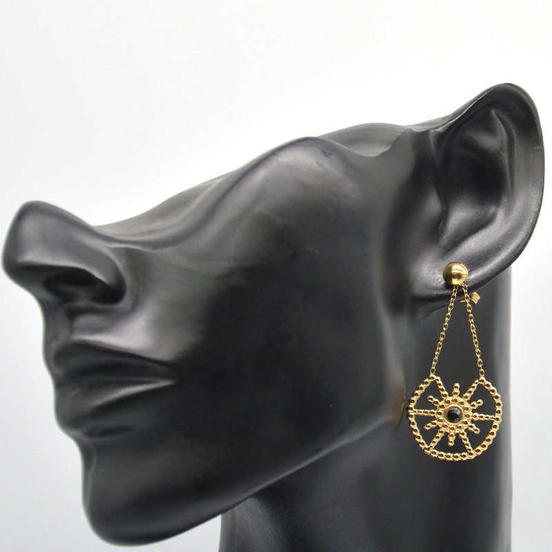 Γυναικεία μοντέλα από ανοξείδωτο ατσάλι με μενταγιόν, σχέδιο καρφιών αυτιών, γοητευτική εργασία για νεαρές γυναίκες. Κίνα εργοστ...