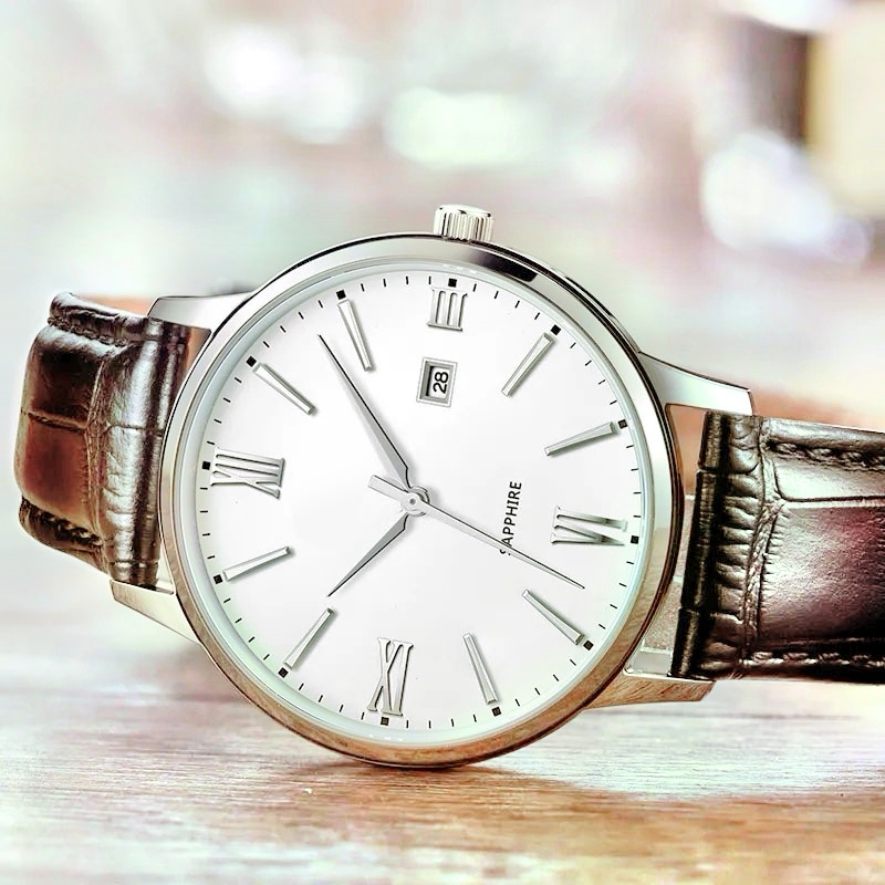 Απλό στυλ μηχανικού ρολογιού.