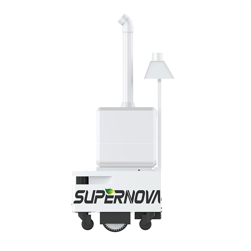 Νέα Τεχνολογία Atomizaing Spray Anti-epidemic Air Refresh Απολύμανση Artificial Intelligent Spray Sterilizer Robot