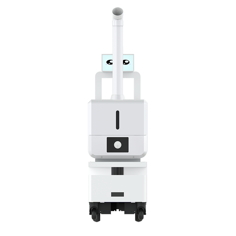 Νέα Τεχνολογία Atomizaing Spray Anti-epidemic Air Refresh Απολύμανση Artificial Intelligent Spray Sterilizer Robot