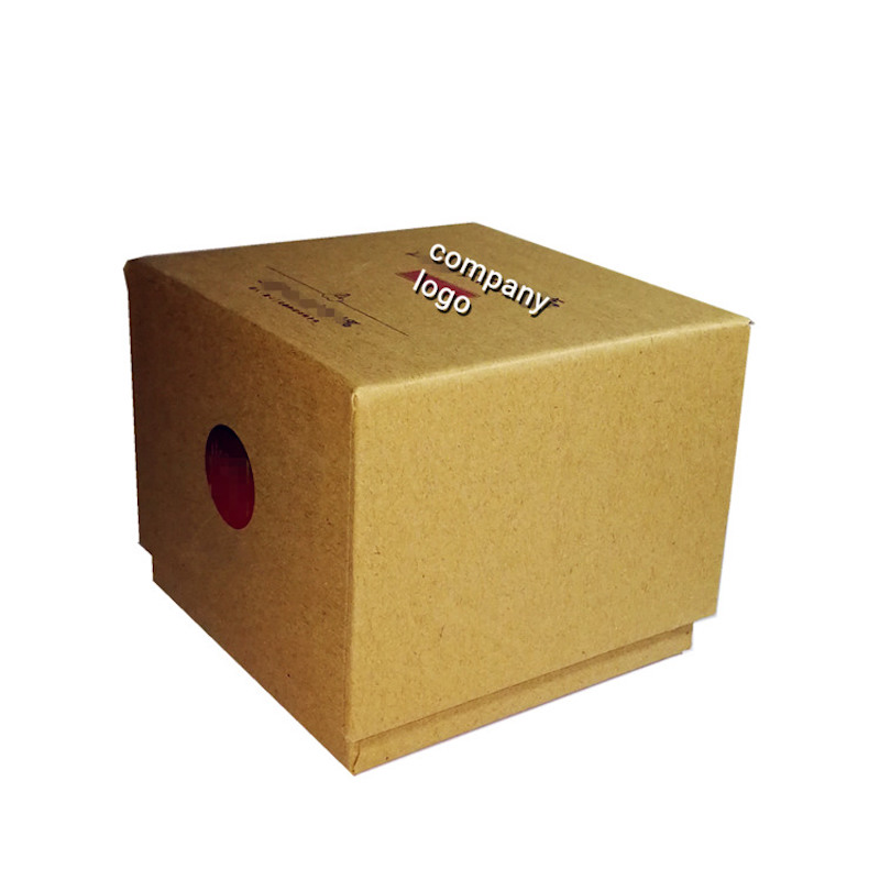 The Paper Box Company Custom Make Κορυφαίας ποιότητας Κιβώτιο δώρων Kraft για φυστικοβούτυρο