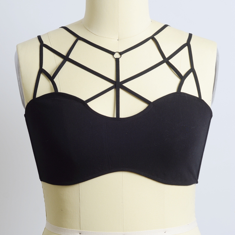 GA-5526Plus Crochet Daisy Bralette Bralette