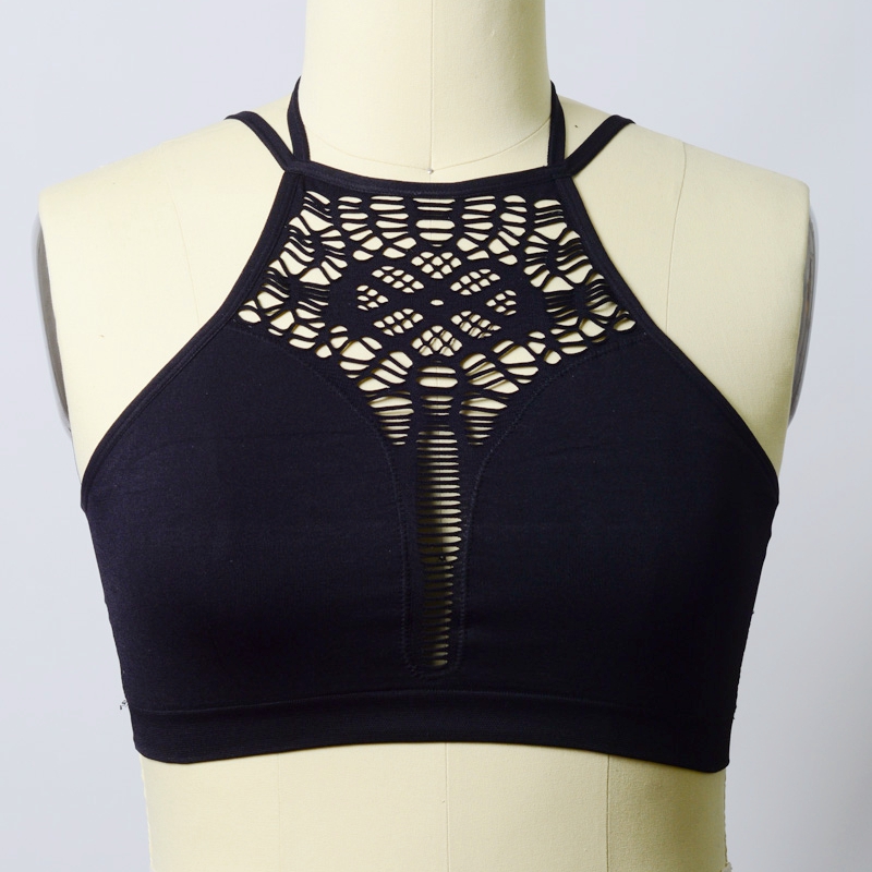 Ga-5341plus απρόσκοπτη υψηλό λαιμό strappy back brami plus