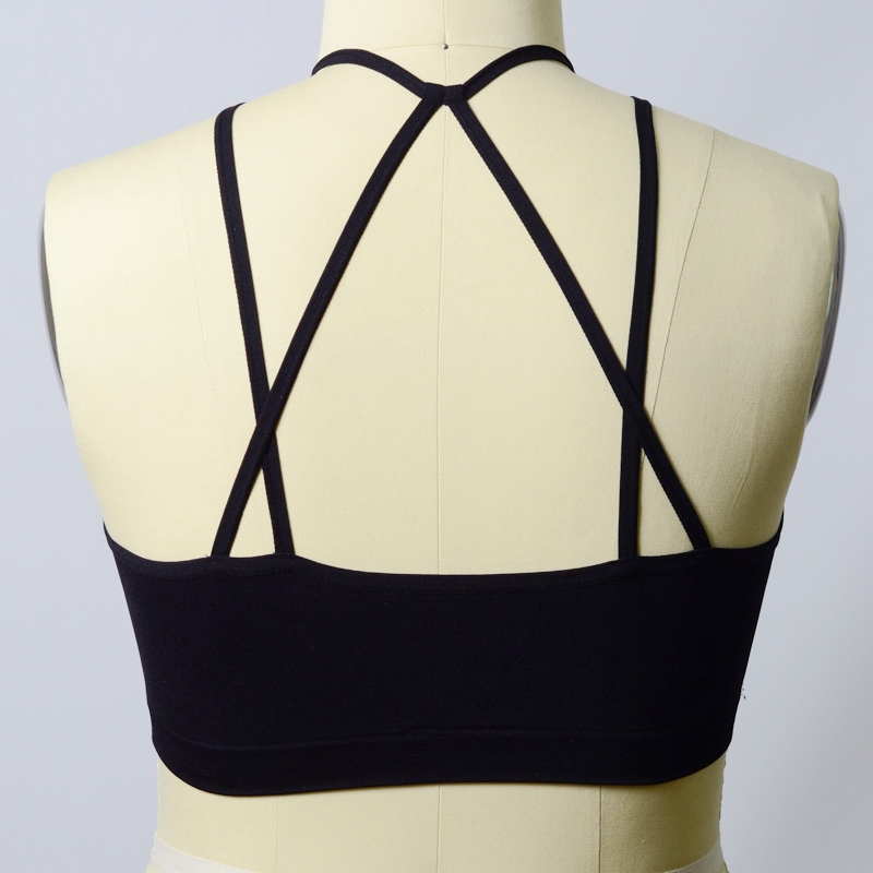 Ga-5341plus απρόσκοπτη υψηλό λαιμό strappy back brami plus