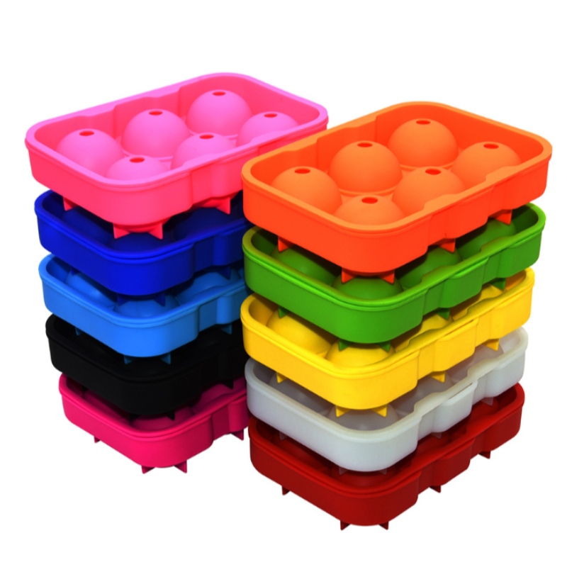 Ειδικό μοντέλο πάγου για 10 χρώματος ουίσκι 6 οπών χόκεϊ επί πάγου στρογγυλό νερό