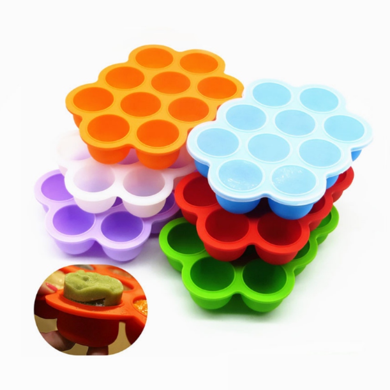 Πυριτική γέλη 10 τρύπα συμπληρωματικό διατροφικό κουτί πάγος για την κατασκευή παγίδων για βρέφη, συμπληρωματικό κουτί τροφίμων