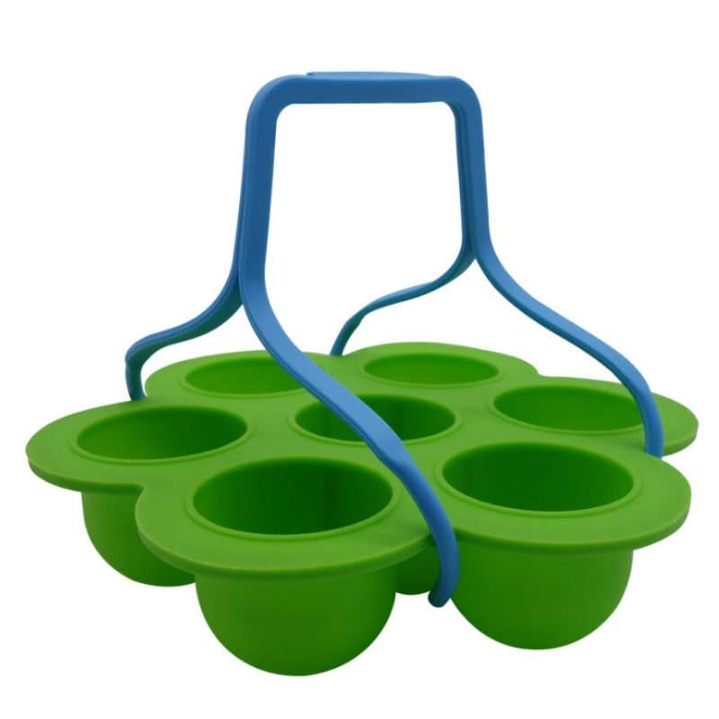 Λαβή κιβωτίου αξεσουάρ σιλικόνης 7 οπών, καλούπι σιλικόνης, πλέγμα πάγου