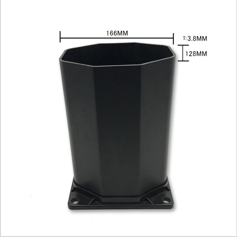 Προσαρμοσμένο πλαστικό πλαστικό οκτάγωνο σωλήνα για εξοπλισμό ντους στην παραλία