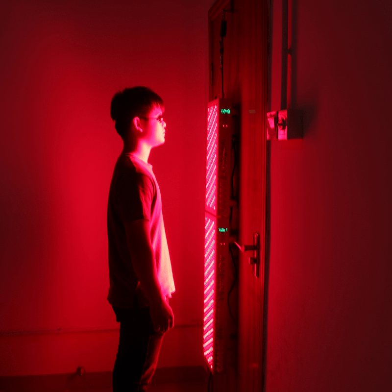 Κρεμαστή από την πόρτα Θεραπεία με κόκκινο υπέρυθρο φως σώματος 850nm στο σπίτι Χρήση συσκευών ιατρικής ποιότητας FDA RD1500 Προσθήκη RD1000