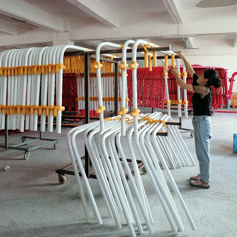 Πλαστικοί φραγμοί προστασίας πεζών Δύο μεγέθους επιλογή εμποδίων ελέγχου για την ασφάλεια