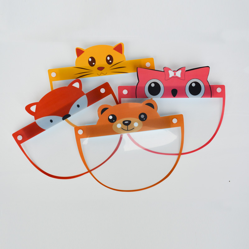 Διαφανής προστασία Anti Fog PET Film Faceshield Face Shield για παιδιά