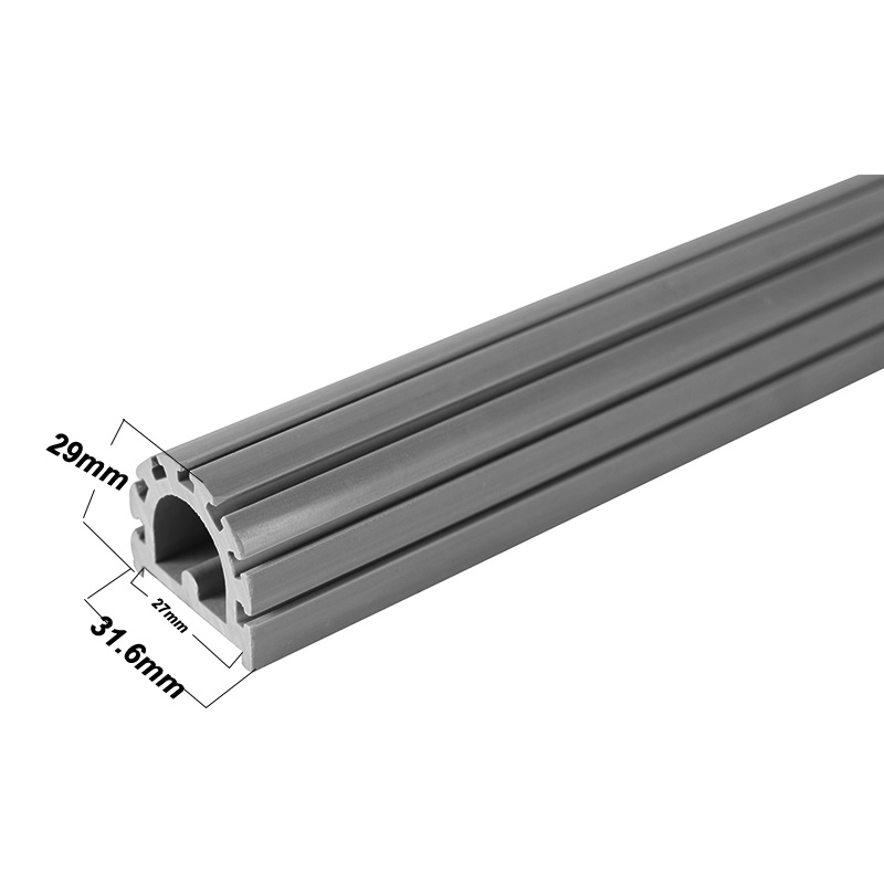 Μη τυποποιημένο προσαρμοσμένο προφίλ pvc προφίλ εργοστασίου pvc βιομηχανικό προφίλ pvc D σχήμα προφίλ