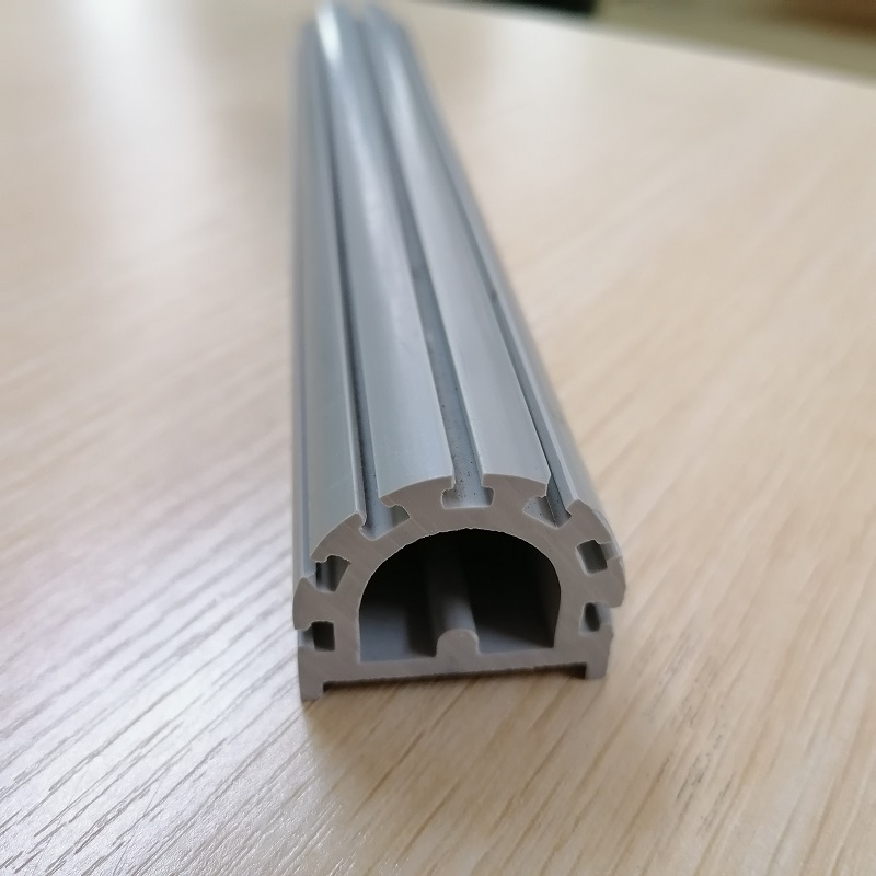 Μη τυποποιημένο προσαρμοσμένο προφίλ pvc προφίλ εργοστασίου pvc βιομηχανικό προφίλ pvc D σχήμα προφίλ