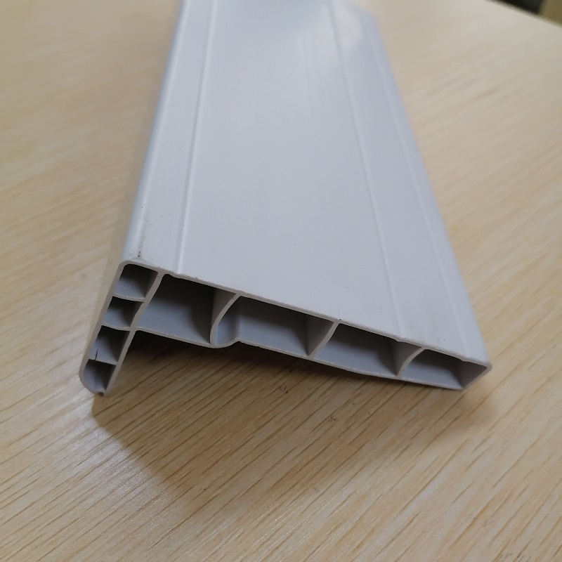 Προσαρμοσμένο προφίλ PVC πλαστικό κοίλο τμήμα προσαρμοσμένο προφίλ PVC για σύστημα εξαερισμού