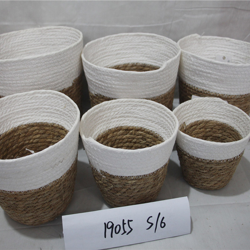 Νέο σχέδιο Χειροποίητο ανθεκτικό καλάθι αποθήκευσης ψωμιού από ωοειδές PE Rattan