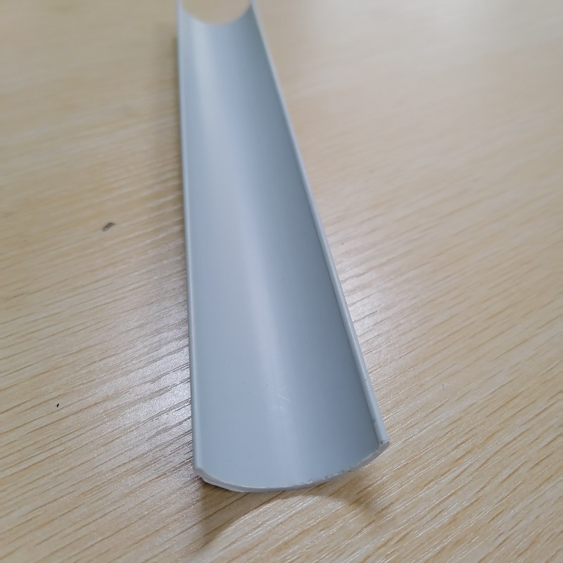 Εξωθημένο προφίλ PVC εξώθησης ταινίας σωλήνα PVC ημικύκλιου καναλιού C για προστασία από άκρα