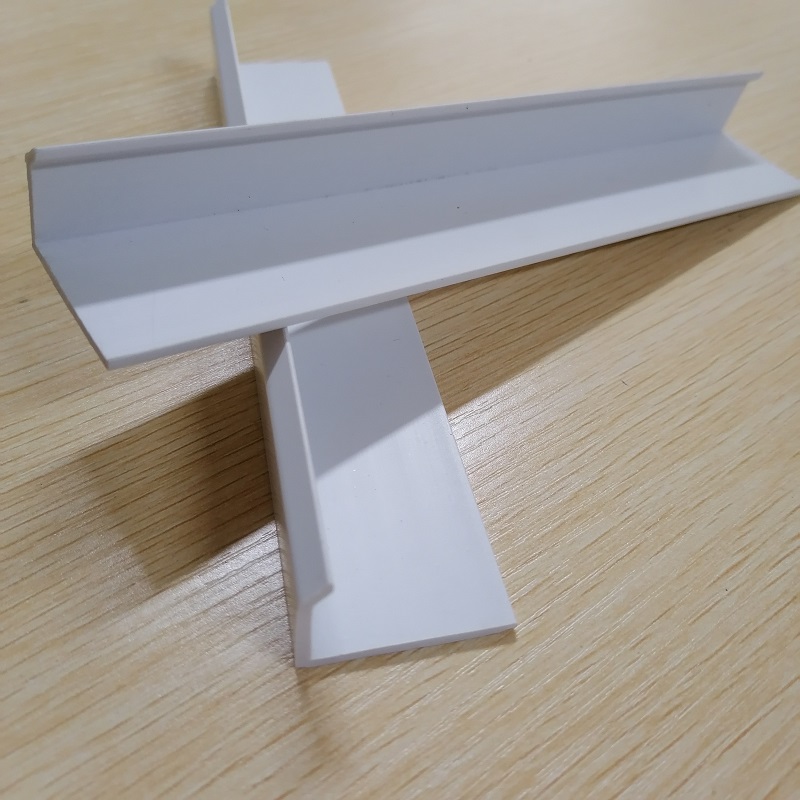 pvc Plastic l μορφοποιημένο προφίλ καναλιού pvc προστατευτικά τμήματα της γωνίας Trim