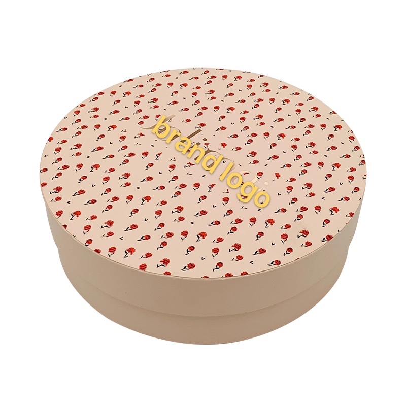 Round Storage Box Cardboard Box Round Gift Case