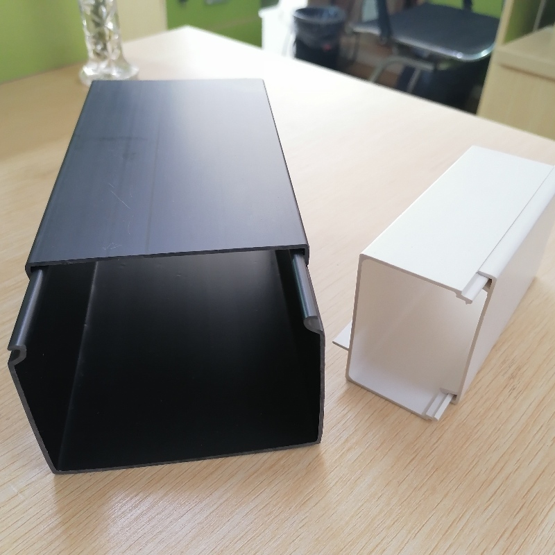 επαγγελματική συνήθεια PVC Cable Concealer Raceway PVC Cable Trunking wire διοργανωτής για τη διαχείριση χάος σύρματος