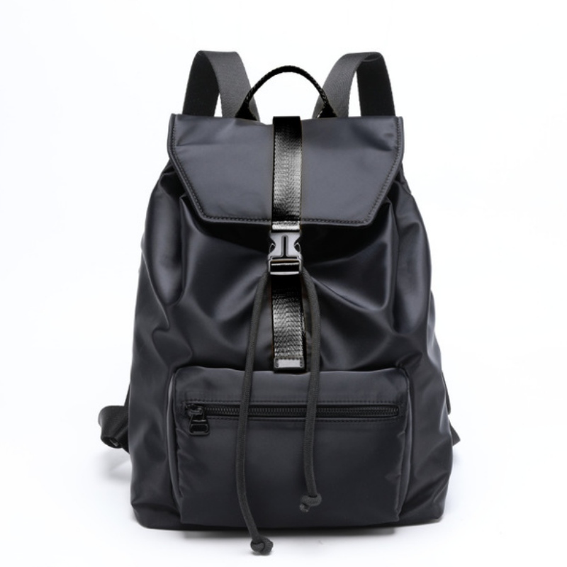 Νέο απλό παντελόνι με μασίφ χρώμα, κατάλληλο για εφήβους και κορίτσια, με σακίδιο ταξιδιού από μικροϊνες στερεό χρώμα