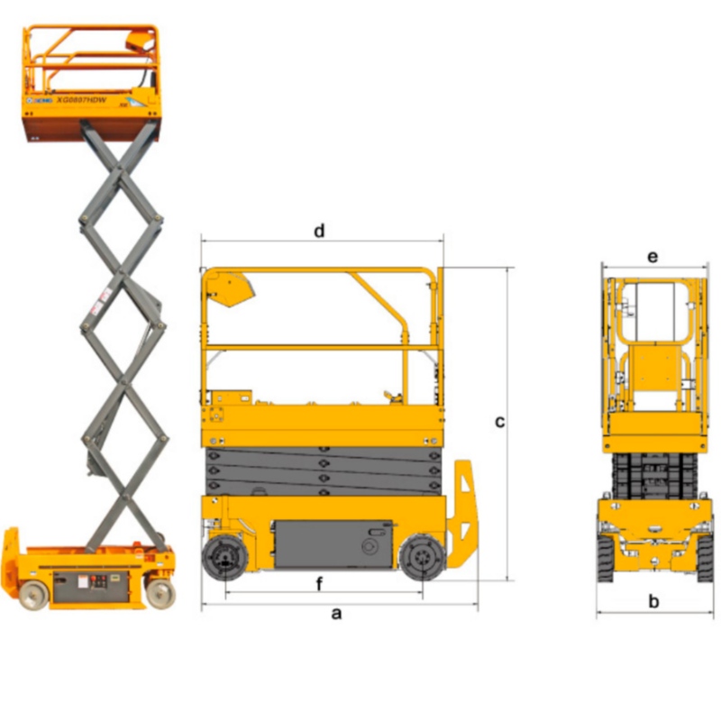 SCISSOR LIFTS XG0807HD \/ XG0807HDW