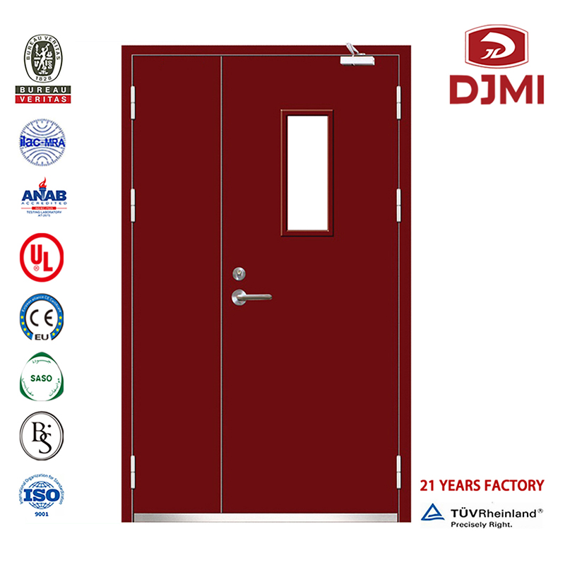 Whi Certificate 10C Double Swing Ul Listed Fire Rated Steel Acoustic Door For Customized Ul Certificate Double Leaf Door Fire Rated Steel Doors Νέες ρυθμίσεις Έξοδος κινδύνου Πυρίμαχο υψηλής πο...