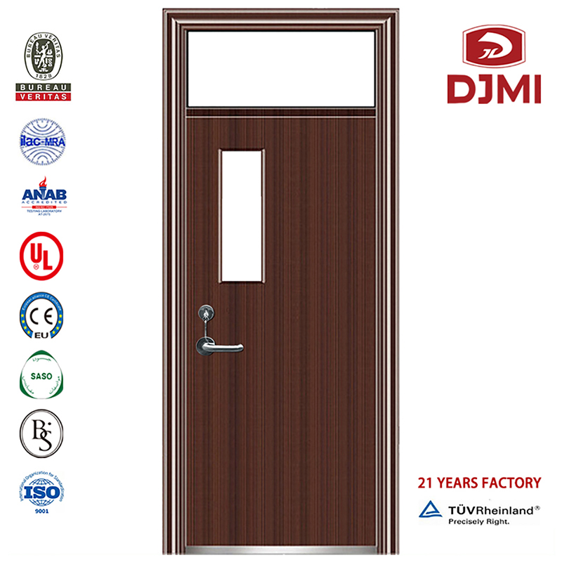 Φωτεινή είσοδος διπλού φύλλου Εξωτερικές χαλύβδινες πόρτεςΚινέζικο εργοστάσιο 2 ώρες πόρτες μονή διπλή ταλάντευση Χωρίς παράθυ...