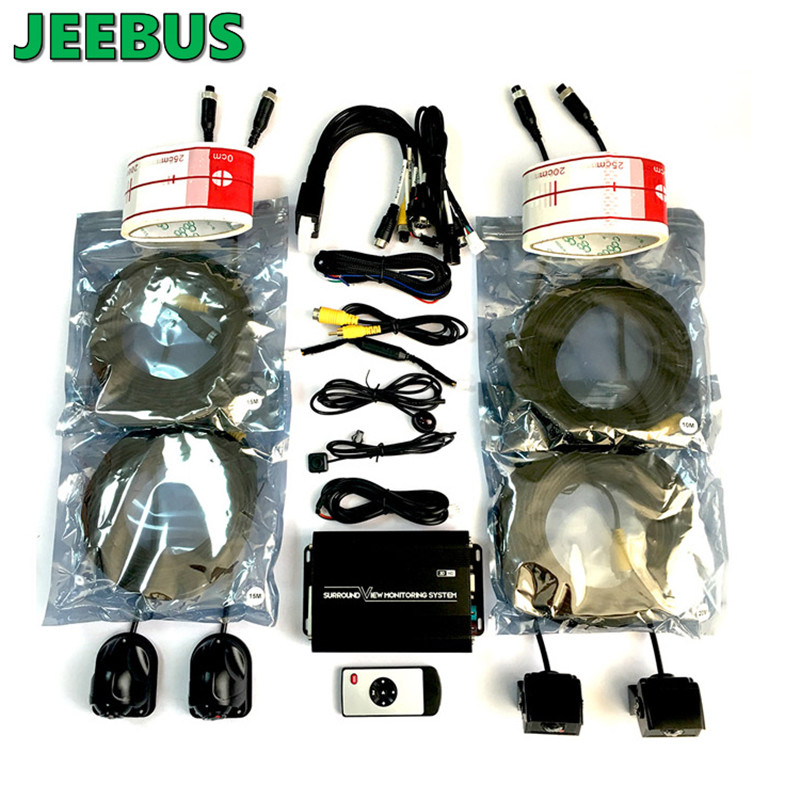 Supper HD Night Vision Αδιάβροχο Universal 3D 360 Degree Around View System for Truck Bus Coach