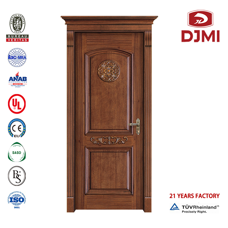 Προσαρμοσμένο ανάγλυφο Laser Machine Απλό Laser Machine Latest Design Wood Door Lock προσαρμοσμένο στην είσοδο Double Doors Solid Wood High Quality Κλασσικές Εσωτερικές ...
