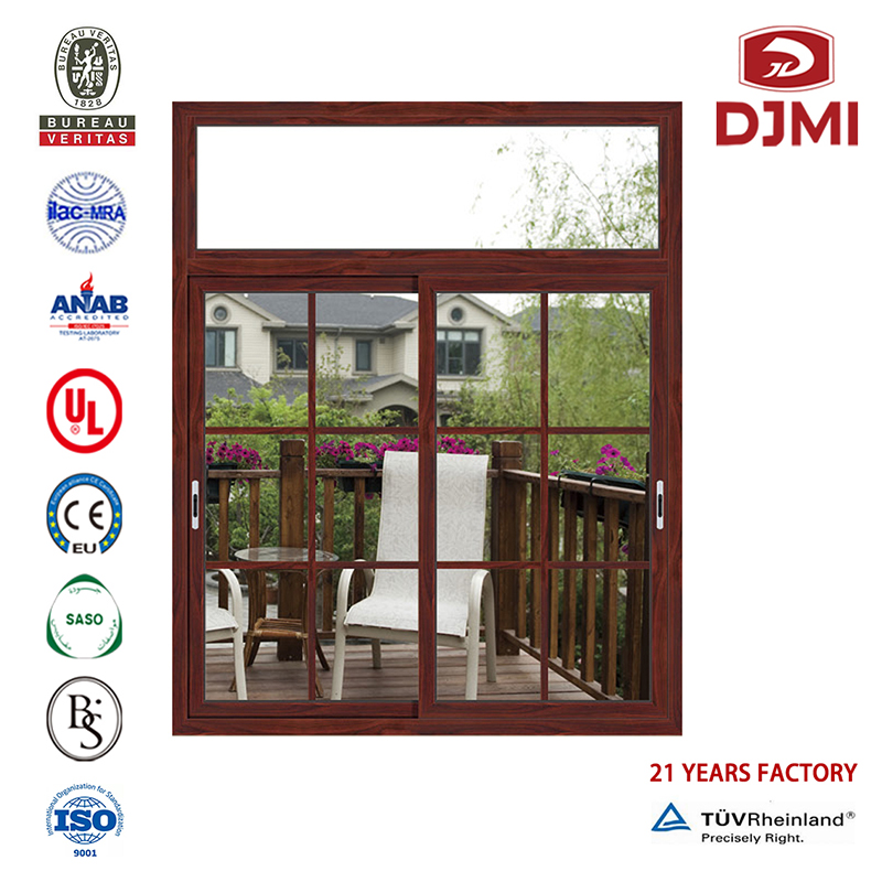 Πωλήσεις σε θερμοφόρα Commerical Grade Sliding Window Manufactures Best Aluminium Windows Προσαρμογή Windows Design Heart Insulated Double Gladed Sliding Window Multλειτουργικά με Mosquito Net Lo...
