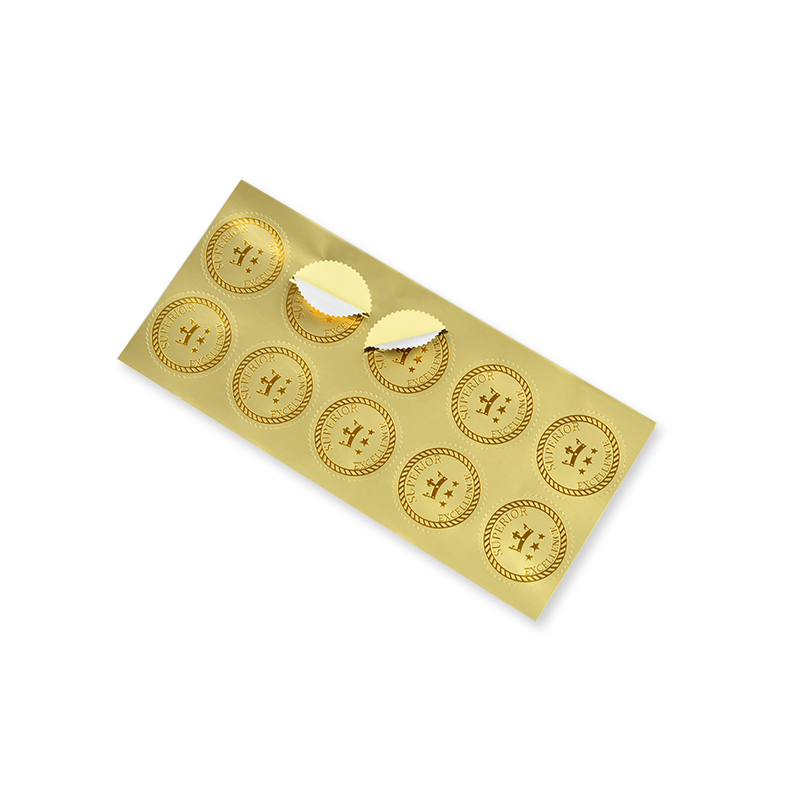 αυτοκόλλητα από χρυσό φύλλο