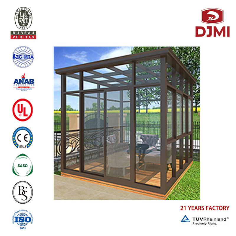 Λιακάδα με προσαρμοσμένο ηλιακό δωμάτιο Sunshade Sunroom with Lamiered Glass Multiflanticalhade Balcony Patio Sunsroom Insulated Rooms/Balcony Glass Room Professional Aluminum Sunroom Flat Roof Winter G...