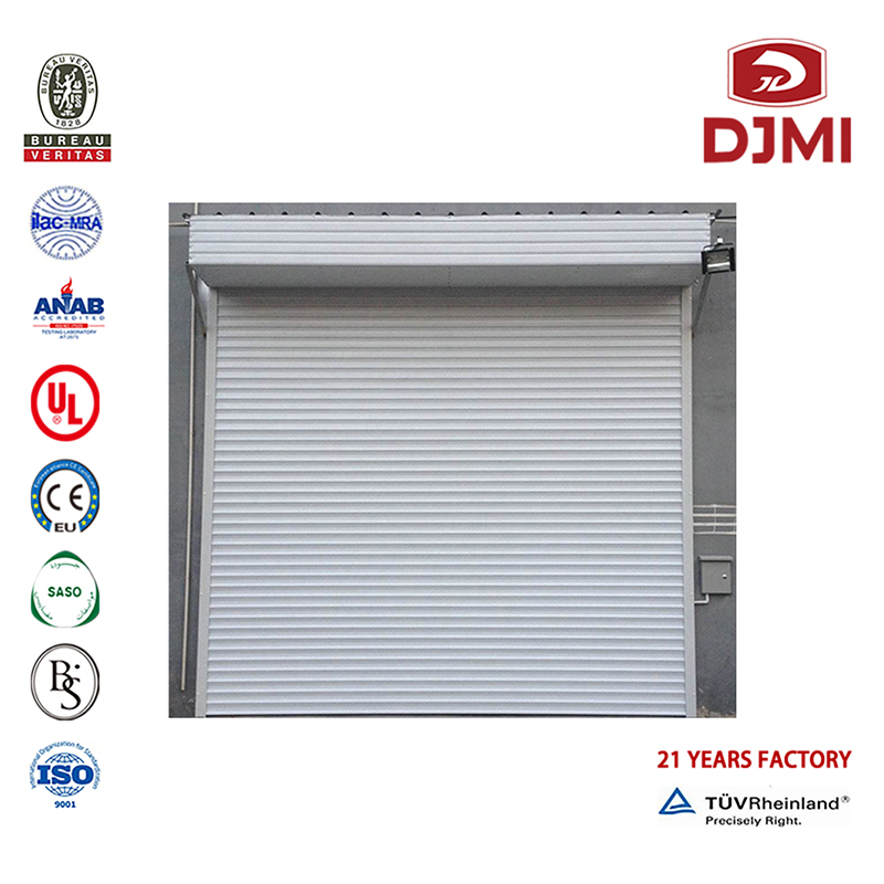 Επαγγελματική 50 MMMMMMMThickness Sectional Overhead Company Garage Insulation New Design Steel with Pu Overhead Gardage Door Remote Roller Doors