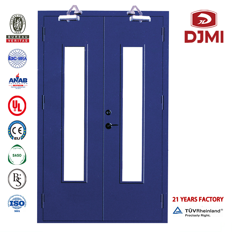 Νέες ρυθμίσεις Flush Security Ul Steel Rated Fire Exit Door Chinese Factory Exit Metal Super Cold Rolled Fireproof Door in Good Quality Fire Rated Door