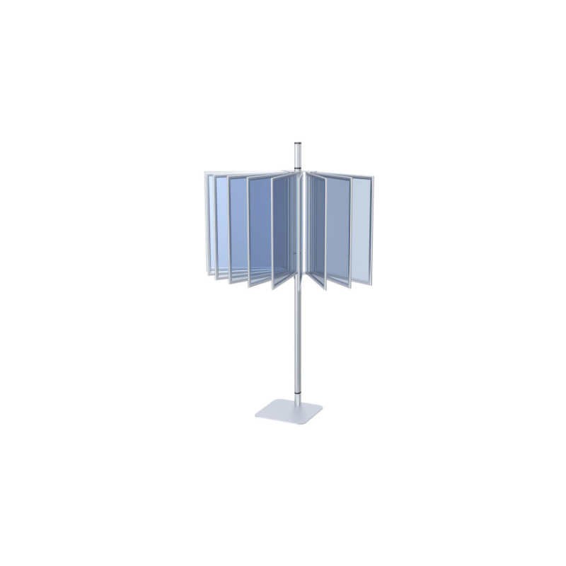 TMJ704 Προσαρμοσμένο μοντέλο για το δάπεδο βαρέων δασμών stand Metal Display stands Poster Stands