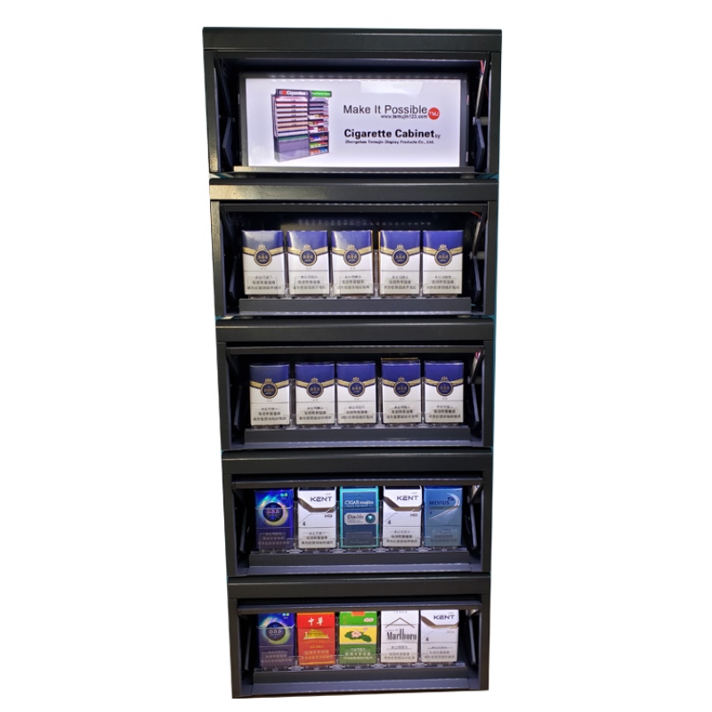 TMJ702 Locking Cabinet Shopper Drug Mart Retailer Chegarete Display Rack