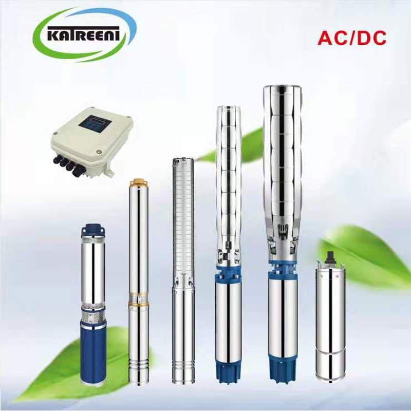 6 ίντσες 8 ίντσες από ανοξείδωτο χάλυβα υποβρύχιες γεωτρήσεις βαθιά καλά κάθετη πολλαπλών σταδίων ηλιακή αντλία νερού