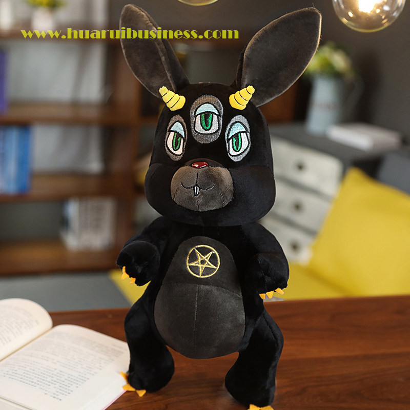 Μικρή σκουρόχρωμη κούκλα μαλλιού/παιχνίδι με αλογάκια/πλεσόπουλο τέρας/χνουδωτό παιχνίδι/παιχνίδι προσωπικού/ύψος μαλακού παιχ...