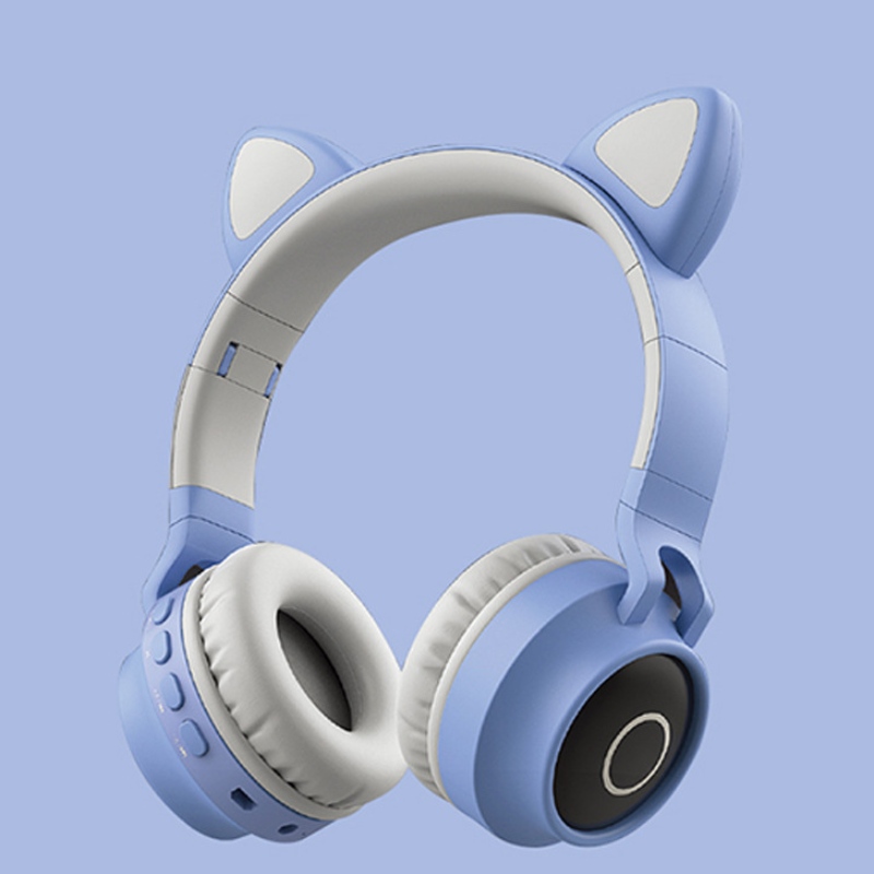 Gift Follable bluetooth παιδιά με επικεφαλής αυτί γάτας