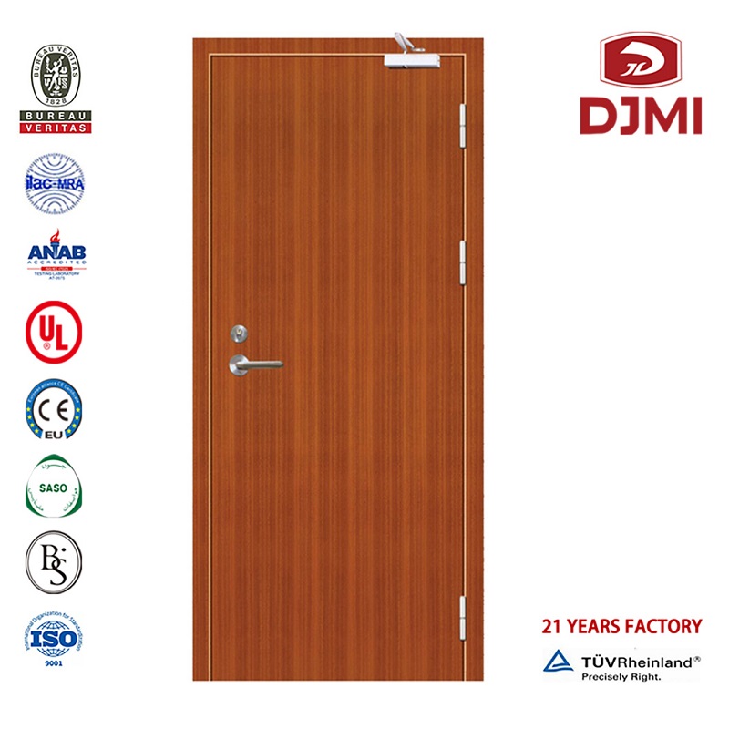 High Quality Fire Resist Wood Hollow Core Flush Door Hotel Entrance Doors Cheap 120 Minut Fire Rate Rate Wood Ul Listen Hotel Door Frame προσαρμοσμένο 90 Minut Fire Rate Wood Flush Plat Panel Front Door