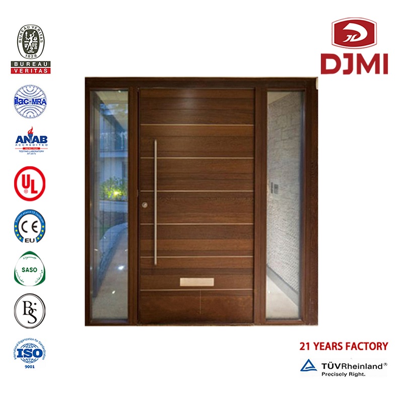 Φτηνές διακοσμητικές ξύλινες πόρτες Dubai Teak Wood Price στην Ινδία Προσαρμοσμένη Ελαττωματική Ελαττωματική Πόρτα Πολωνική Ξυλεία Καλλ...