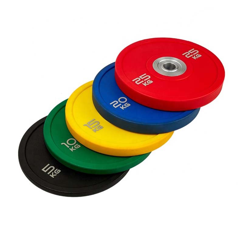Μαύρο/Χρωματικό χυτό σίδηρο/χάλυβα/ελαστικό Lb/Kg Change Tri Grip/Gym/Olympic/Training/Competation/Standard Calibrated/Fractional Bumper weight Plates in Stock