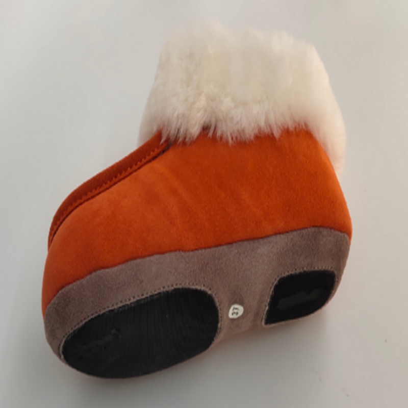 παντόφλες από δέρμα προβάτου