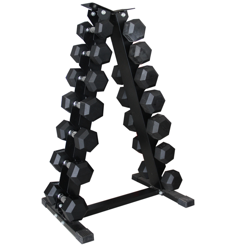 Home Hexagonal Dumbells Hex Rubber